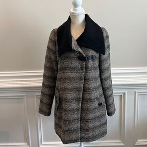 Jack BB Dakota Winston Herringbone Tan Coat